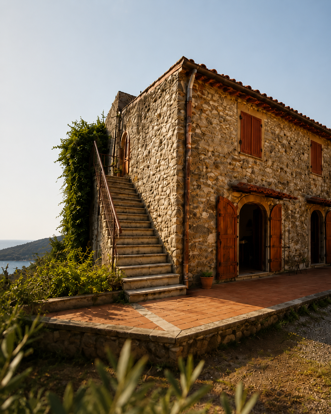 Natursteinhaus von Elena und Markus im Cilento